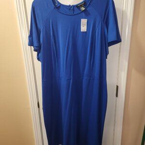 Royal Blue Ashley Stewart Dress NWT Size 22